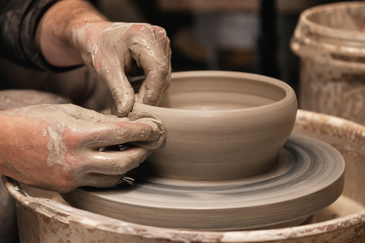Wheel throwing workshop